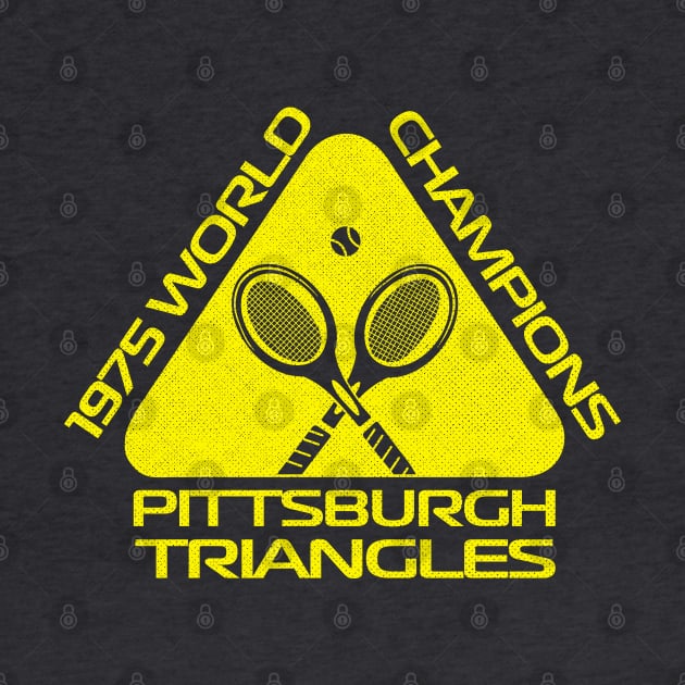 Retro Pittsburgh Triangles Tennis WTT Champs 1975 by LocalZonly